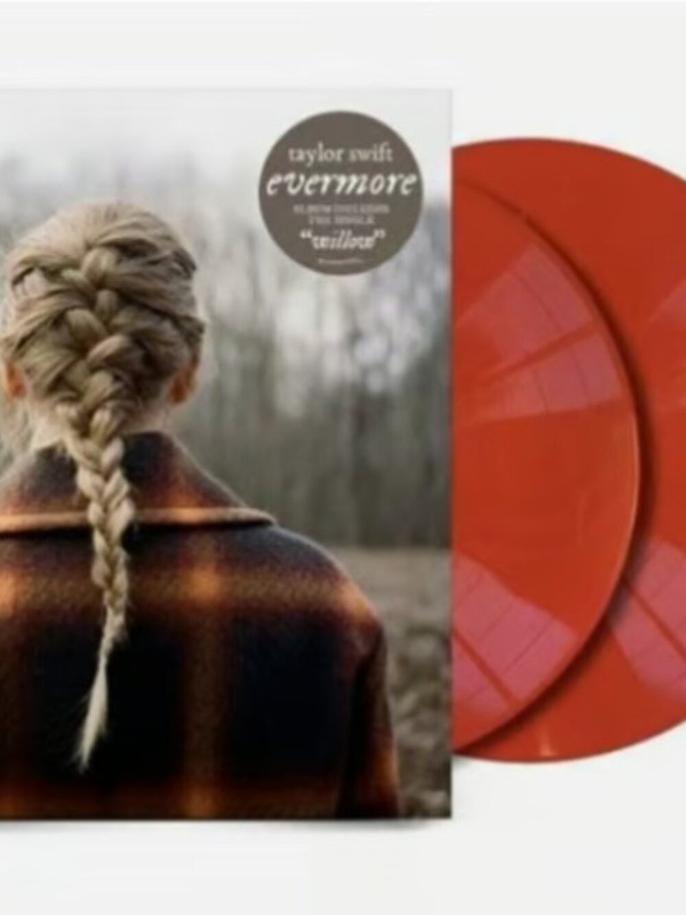 Taylor Swift Evermore 2-LP ~ Exclusive Colored Vinyl (Red) ~ New/Sealed!